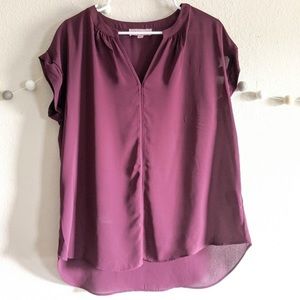 Philosophy Nordstrom Plum Blouse